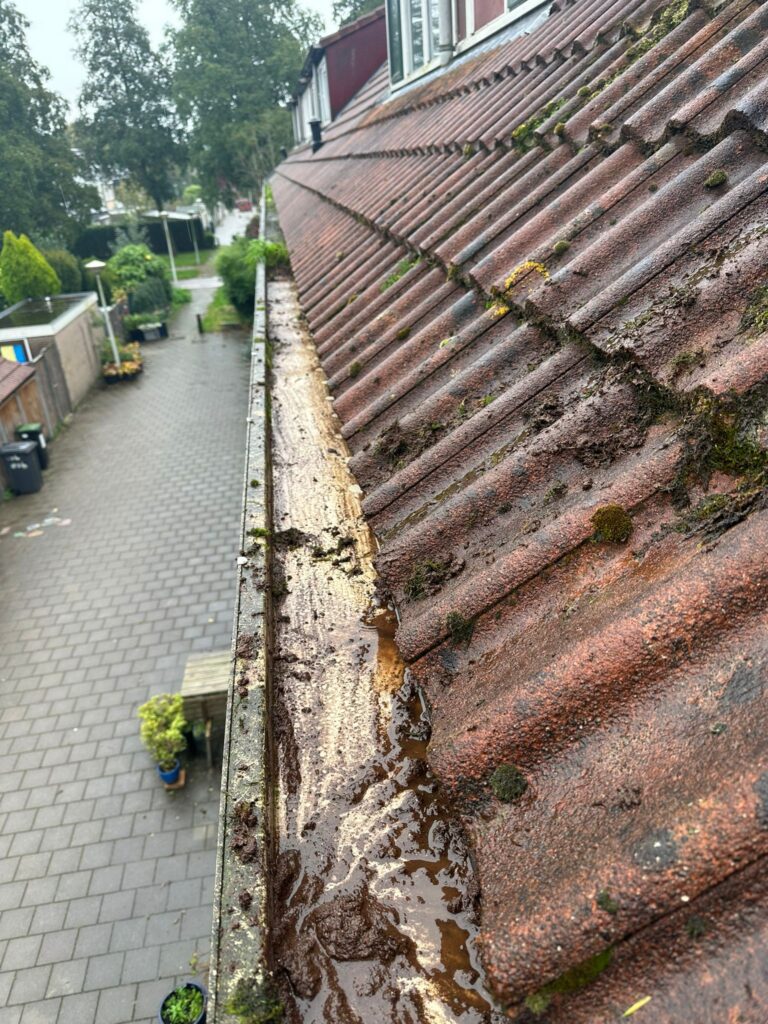 Regen goot leeghalen